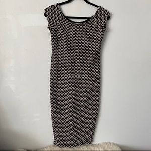 ZARA Trafaluc winter collection black&white dress
